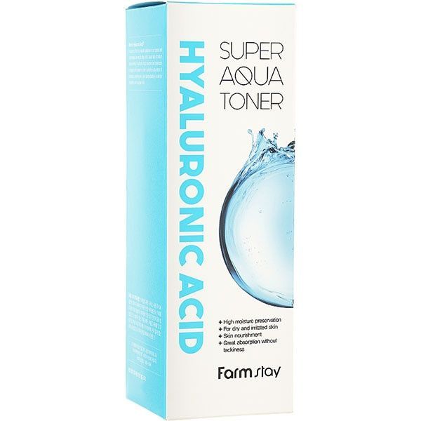 Тонер для лица с гиалуроновой кислотой FarmStay Hyaluronic Acid Super Aqua Toner, 200 мл 856-7b4 фото