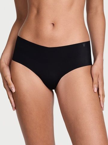 Трусики-чики женские бесшовные Victoria's Secret No-Show Cheeky Panty черные  0gt-loy-2lk фото