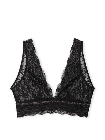 Бюстгальтер кружевной Victoria's Secret черный М 5a0-045 фото