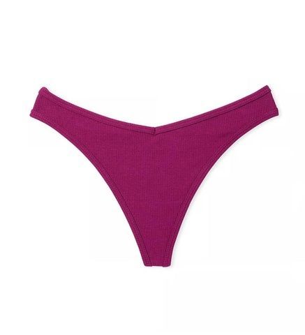 Трусики-стринги женские PINK Victoria's Secret малиновые 141-989 фото
