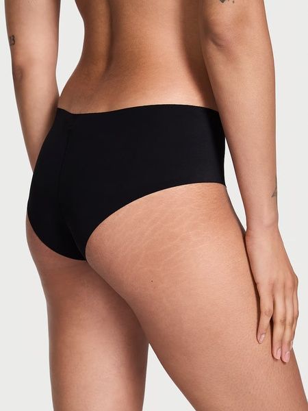 Трусики-чики женские бесшовные Victoria's Secret No-Show Cheeky Panty черные  0gt-loy-2lk фото