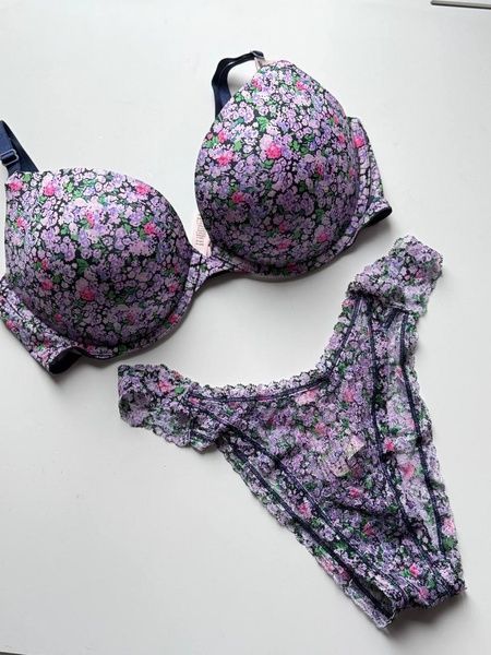 Бюстгальтер з пуш-ап Victoria's Secret фіолетовий 5xd-ora-xiu фото