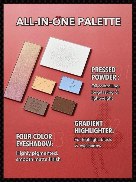 Палетка для обличчя та очей Sheglam Marilyn Monroe X SHEGLAM Day Dreamer Face & Eye Palette 3i2-i33 фото