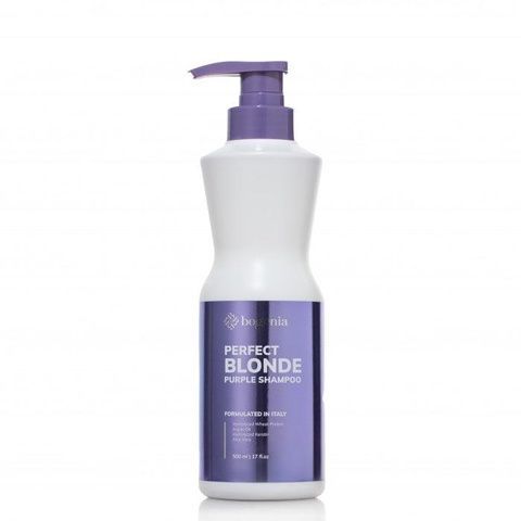 Шампунь для волос от желтизны Bogenia Perfect Blonde Shampoo BG418 №001 500 мл 763-b79 фото
