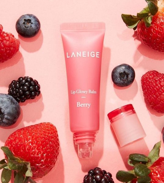 Відтінковий блиск-бальзам для губ Ягоди Laneige Lip Glowy Balm Berry 10 г 585-126 фото