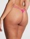 Трусики-стрінги жіночі PINK Victoria's Secret Dot Mesh Thong Panty рожеві 3ge-fbz-1uj фото 5