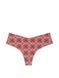 Трусики-стринги женские бесшовные Victoria's Secret No-Show Thong Panty коричневые u3y-lxt-hzi фото 1