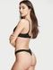 Трусики-стринги женские хлопковые Victoria's Secret Stretch Cotton High-Leg Scoop Thong Panty черные x21-6m2-1wg фото 2