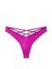 Трусики-стринги женские люксовые Victoria's Secret Strappy Back High-Leg Thong Panty фуксия goo-jdn-6jh фото 4