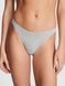 Трусики-стринги женские хлопковые PINK Victoria's Secret Logo Cotton High-Leg Thong серые 3lt-tkg-x5q фото 2