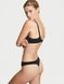 Трусики-стрінги жіночі з мікрофібри Victoria's Secret Seamless Thong Panty чорні ium-oqu-w4c фото 2