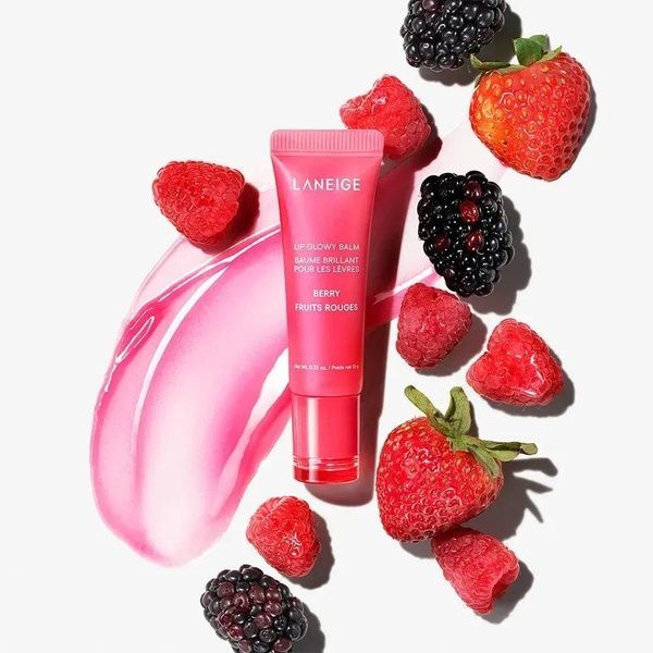 Відтінковий блиск-бальзам для губ Ягоди Laneige Lip Glowy Balm Berry 10 г 585-126 фото