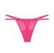 Трусики-стрінги жіночі PINK Victoria's Secret Dot Mesh Thong Panty рожеві 3ge-fbz-1uj фото 1