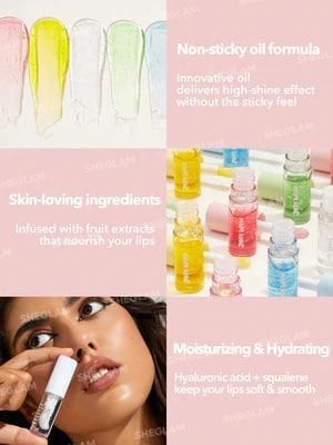 Масло для губ Sheglam Jelly Wow Hydrating Lip Oil-Loco For Coco 1a3-4c1 фото