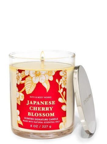 Свеча ароматическая JAPANESE CHERRY BLOSSOM Bath&Body Works 6a6-b26 фото