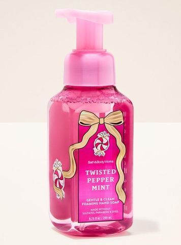 Мыло-пенка Twisted Peppermint Bath&Body Works 259 мл 028022207 фото