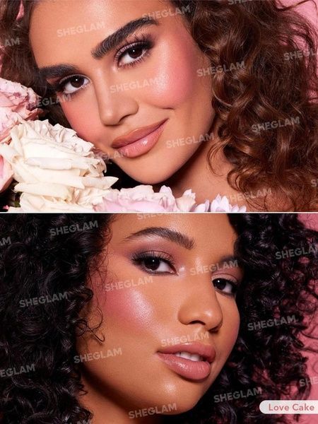 Жидкие румяна с шиммером Sheglam Color Bloom Dayglow Liquid Blush Shimmer Finish-Love Cake bb8-35a фото