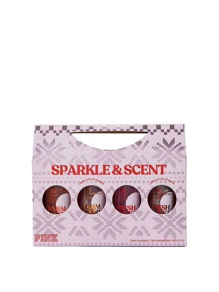 Подарунковий набір міні-містів (4 шт) PINK Victoria's Secret Exclusive Shimmer Mist Gift Set 25165595 фото