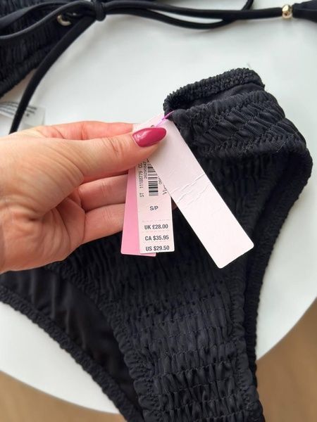 Купальник черный PINK Victoria's Secret 6a4-n58-die фото