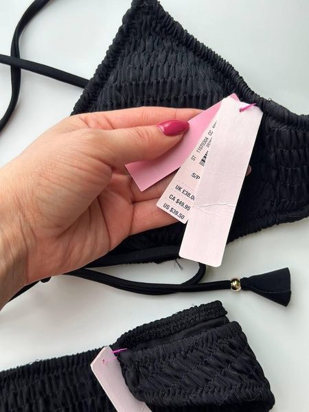 Купальник черный PINK Victoria's Secret 6a4-n58-die фото