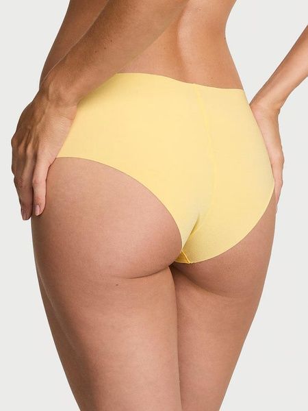 Трусики-чики женские бесшовные с кружевом Victoria's Secret No-Show Daisy Lace Cheeky Panty желтые xga-sjs-9pd фото