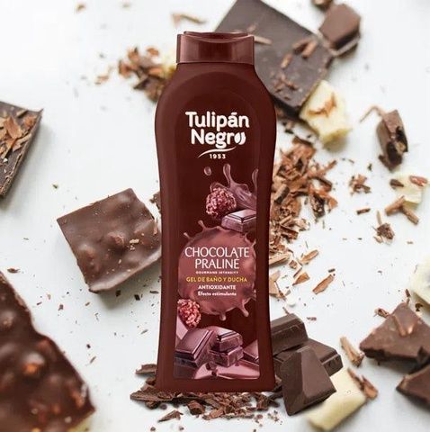 Гель для душа TULIPAN NEGRO Chocolate Praline Шоколадное пралине, 650 мл ac7-318 фото