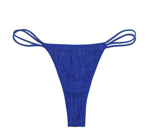 Стринги с тонкими резинками из жатой ткани 0ft-rl9-8sx фото