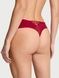 Трусики-стринги женские бесшовные Victoria's Secret No Show Strappy Thong Panty красные ikv-y9y-5i9 фото 2