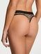 Трусики-стринги жіночі бавовняні з логотипом Victoria's Secret Logo Cotton Shine Patch Thong Panty леопардові s7m-oss-olg фото 2
