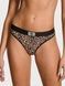 Трусики-стринги жіночі бавовняні з логотипом Victoria's Secret Logo Cotton Shine Patch Thong Panty леопардові s7m-oss-olg фото 1