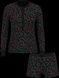 Термо-пижама черная с принтом (кофта+шорты) Victoria's Secret Thermal Short Pajama Set 5yv-c8f-dl2 фото 2