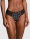 Трусики-стрінги жіночі безшовні PINK Victoria's Secret No-Show Thong Panty чорні cvz-vz2-zj4 фото 1