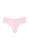 Трусики-стрінги жіночі безшовні Victoria's Secret No-Show Thong Panty рожеві gq2-ieh-y6i фото 2