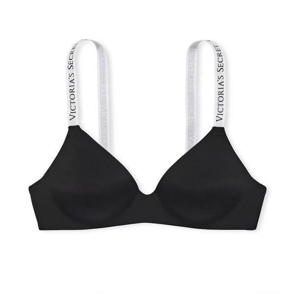 Бюстгальтер без пуш-ап Victoria's Secret Lightly-Lined Wireless Bra черный bkg-crj-q45 фото