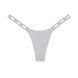 Трусики-стринги женские хлопковые PINK Victoria's Secret Logo Cotton Shine Micro Thong красные qlo-900-fmk фото 3