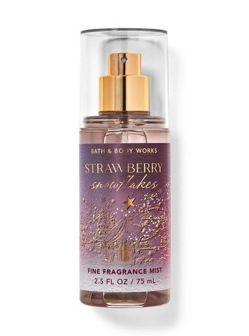STRAWBERRY SNOWFLAKES - парфюмированный мини-мист для тела Bath&Body Works, 75 мл 2a0-3b2 фото