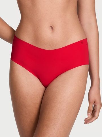 Трусики-чики женские бесшовные Victoria's Secret No-Show Cheeky Panty красные  lhk-gjb-4yx фото