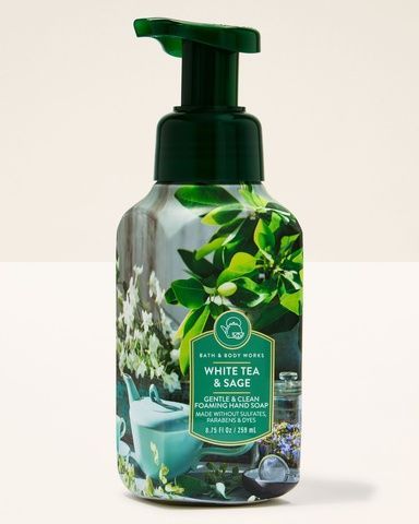 Мыло-пенка White Tea & Sage Bath&Body Works, 259 мл 028024967 фото