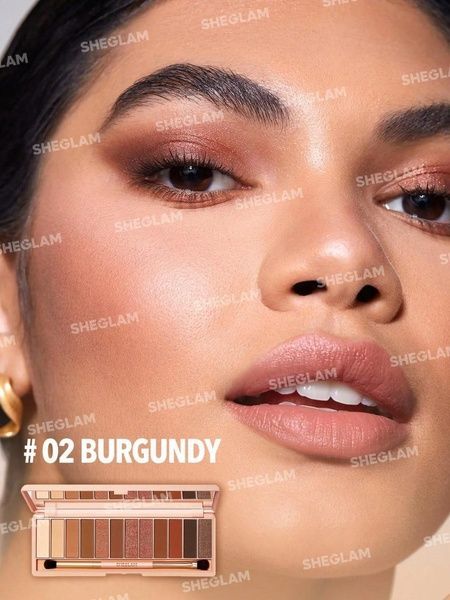 Палетка тіней Sheglam Burgundy Palette ai3-242 фото