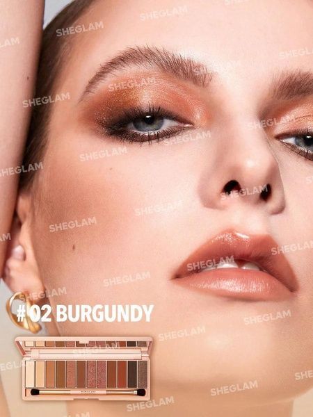 Палетка тіней Sheglam Burgundy Palette ai3-242 фото