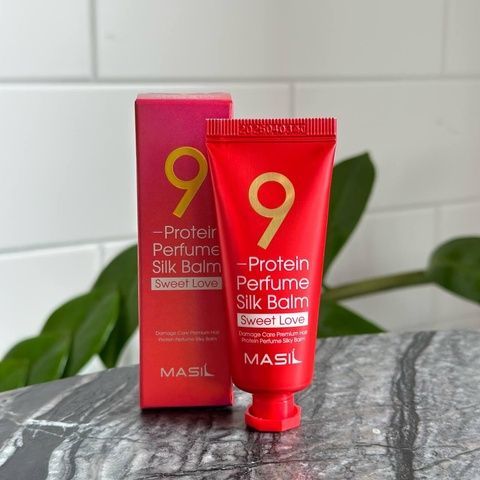 Бальзам несмываемый для защиты волос с гибискусом и розой Masil 9 Protein Perfume Silk Balm Sweet Love, 20мл i04-743 фото
