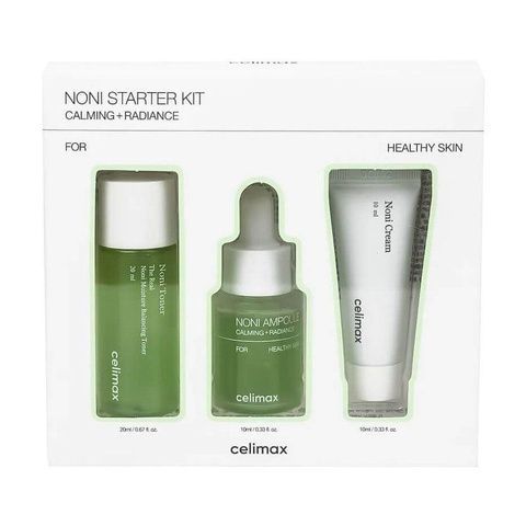 Набор миниатюр для лица Celimax Real Noni Starter Kit (крем, 10 мл + тонер, 20 мл + сыворотка, 10 мл) 7272 фото