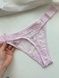 Трусики-стринги женские кружевные PINK Victoria's Secret Logo High-Leg Thong пудровые 1yg-n2y-xbj фото 4