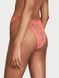 Трусики-бразилиана женские кружевные PINK Victoria's Secret Lace Brazilian Panty персиковые svy-gt6-ypm фото 2