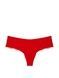 Трусики-стринги женские бесшовные Victoria's Secret No-Show Lace-Back Thong Panty красные 1di-l3n-w1s фото 3