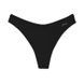 Трусики-стринги женские хлопковые PINK Victoria's Secret Thong Panty черные lgh-9p8-znh фото 1