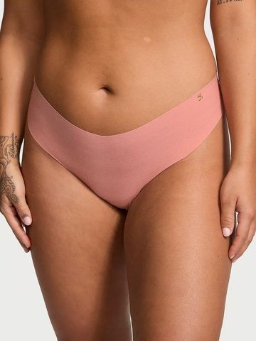 Трусики-стринги женские бесшовные Victoria's Secret No-Show Thong Panty персиковые luj-3es-lm6 фото