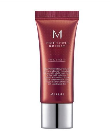 Тональный BB крем с идеальным покрытием Missha M PERFECT COVER BB CREAM SPF42/PA+++, 20 мл №23 - Естественный Бежевый kau-5y0-ip1 фото