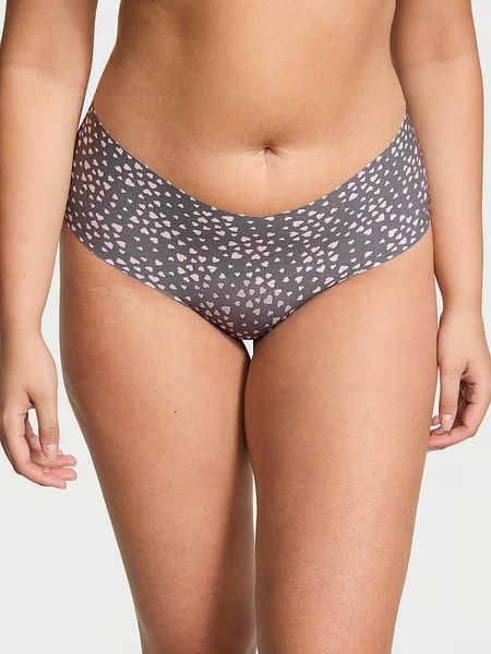 Трусики-чики женские бесшовные Victoria's Secret No-Show Cheeky Panty серые wo3-wn3-mdu фото