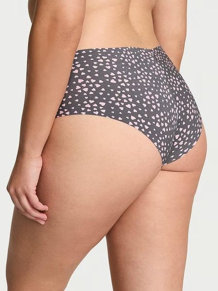 Трусики-чики женские бесшовные Victoria's Secret No-Show Cheeky Panty серые wo3-wn3-mdu фото